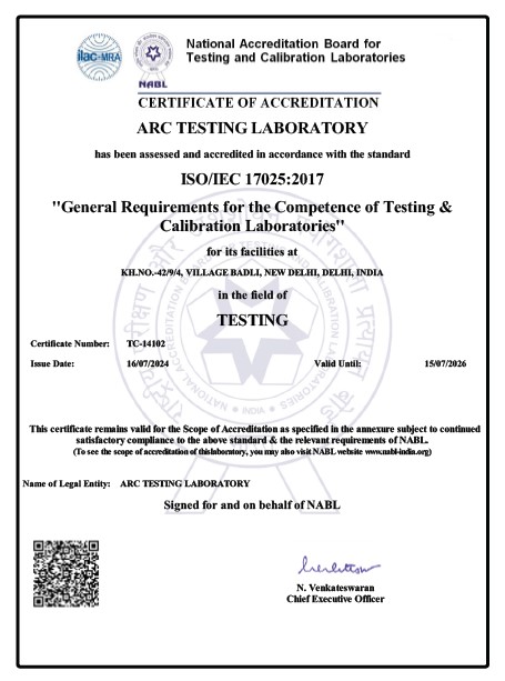 NABL Certificate